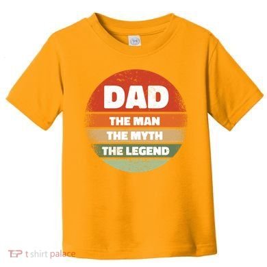 The Man The Myth The Legend Dad Retro Toddler T-Shirt