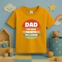 The Man The Myth The Legend Dad Retro Toddler T-Shirt thumb 3