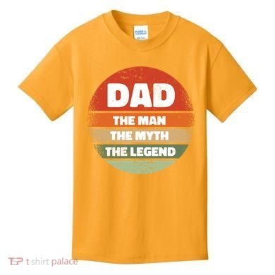 The Man The Myth The Legend Dad Retro Kids T-Shirt