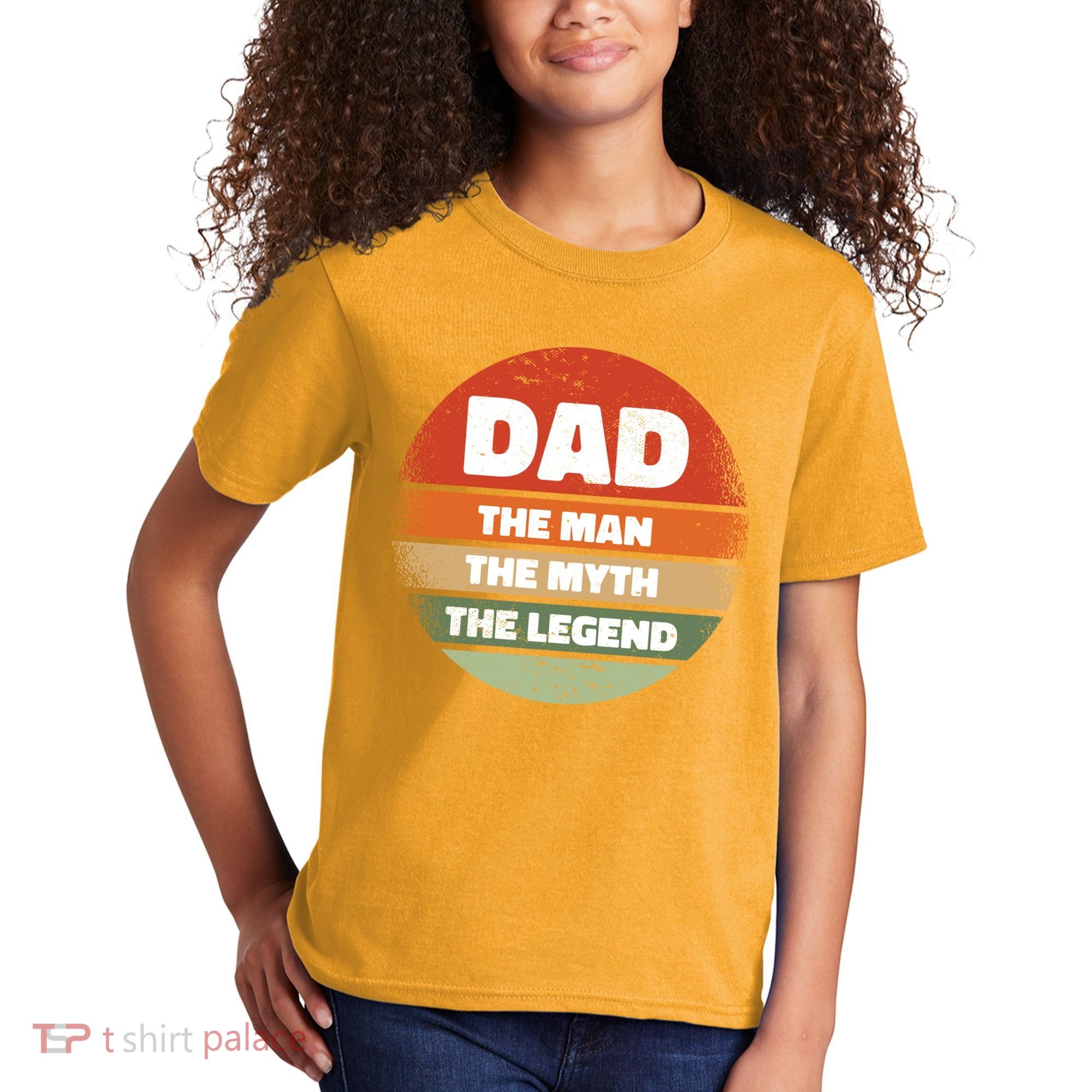 The Man The Myth The Legend Dad Retro Kids T-Shirt
