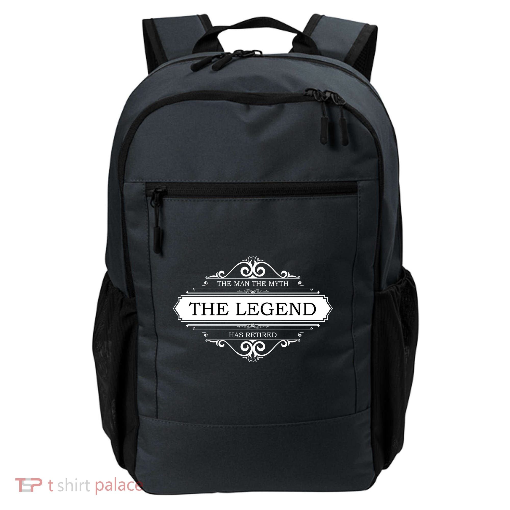 The Man The Myth The Legend Has Retired Backpack