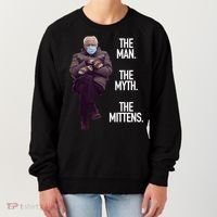 The Man The Myth The Mittens Bernie Meme Women's Sweatshirt thumb 0