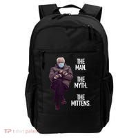 The Man The Myth The Mittens Bernie Meme Backpack thumb 0