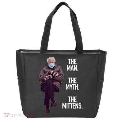 The Man The Myth The Mittens Bernie Meme Tote Bag