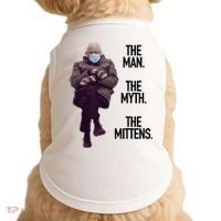 The Man The Myth The Mittens Bernie Meme Doggie Tank thumb 0