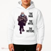 The Man The Myth The Mittens Bernie Meme Hoodie thumb 2