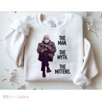 The Man The Myth The Mittens Bernie Meme Sweatshirt thumb 2