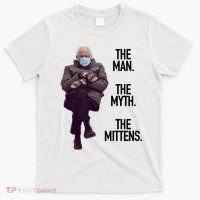 The Man The Myth The Mittens Bernie Meme T-Shirt thumb 0