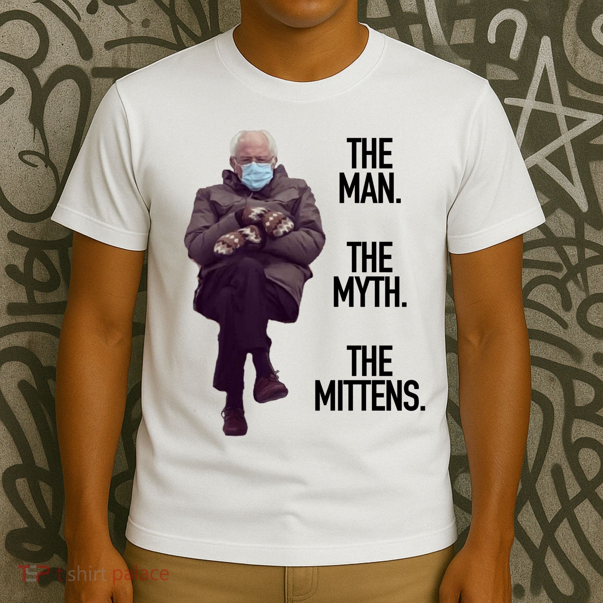 The Man The Myth The Mittens Bernie Meme T-Shirt