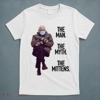The Man The Myth The Mittens Bernie Meme T-Shirt thumb 5