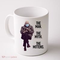 The Man The Myth The Mittens Bernie Meme Coffee Mug thumb 0