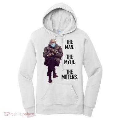 The Man The Myth The Mittens Bernie Meme Women's Hoodie