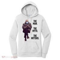The Man The Myth The Mittens Bernie Meme Women's Hoodie thumb 0