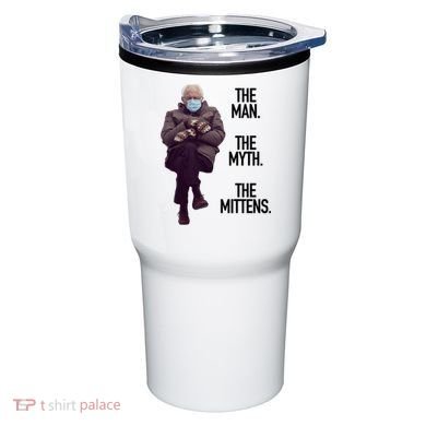 The Man The Myth The Mittens Bernie Meme Tumbler