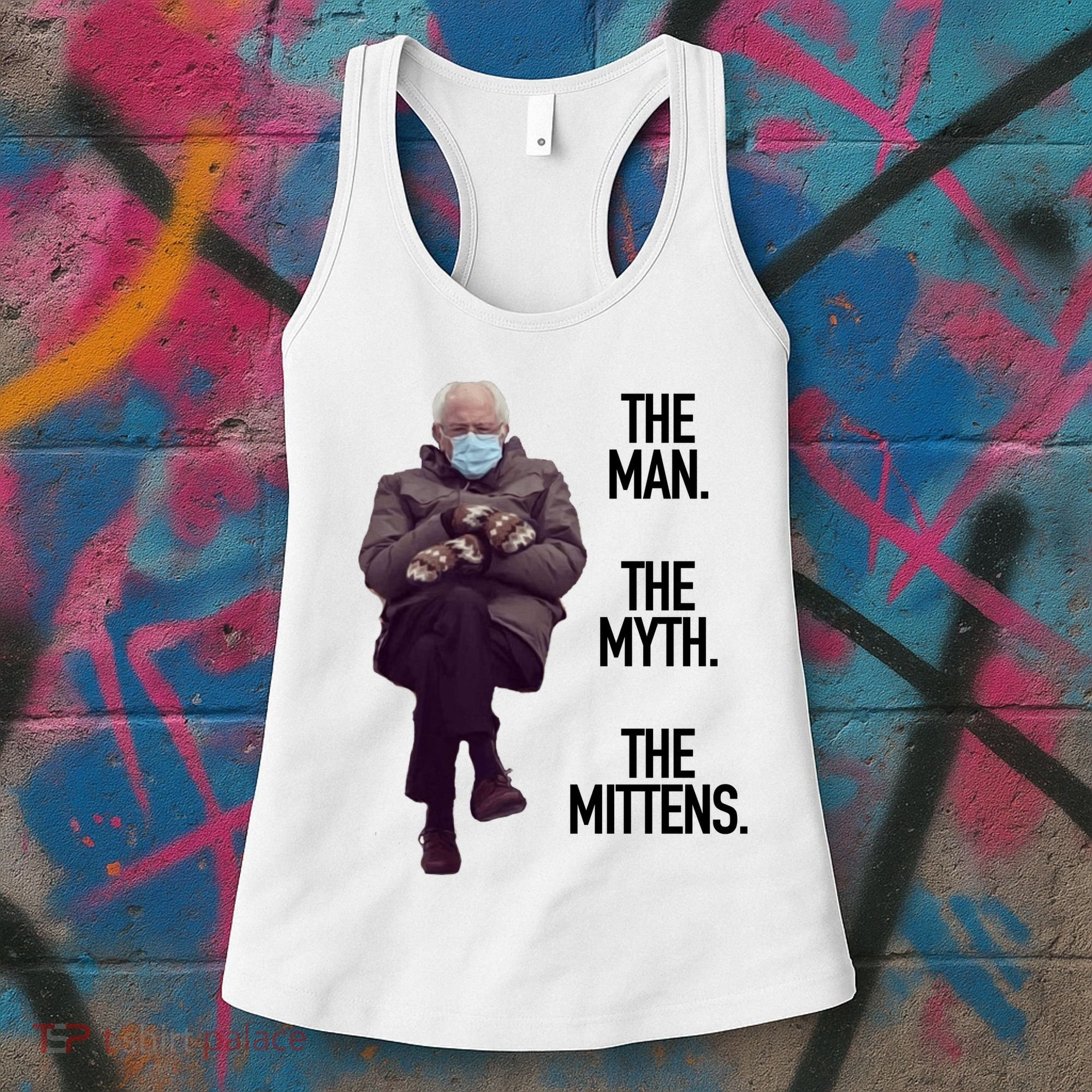 The Man The Myth The Mittens Bernie Meme Women's Tank Top