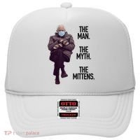 The Man The Myth The Mittens Bernie Meme Hat thumb 0