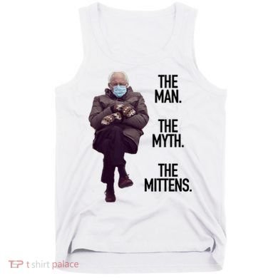 The Man The Myth The Mittens Bernie Meme Tank Top