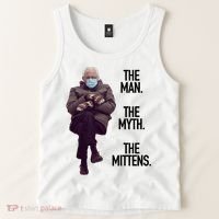 The Man The Myth The Mittens Bernie Meme Tank Top thumb 2