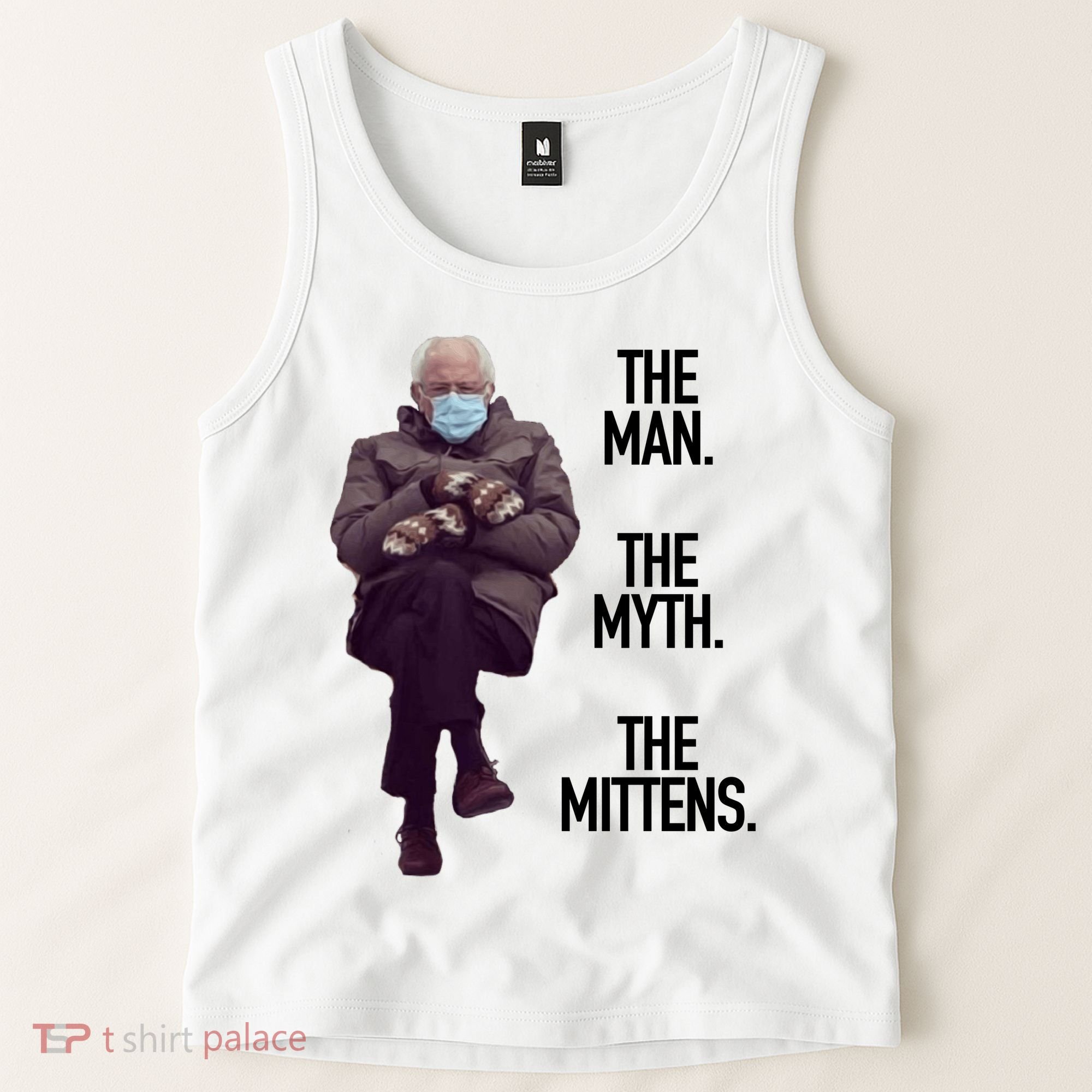 The Man The Myth The Mittens Bernie Meme Tank Top