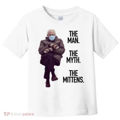 The Man The Myth The Mittens Bernie Meme Toddler T-Shirt