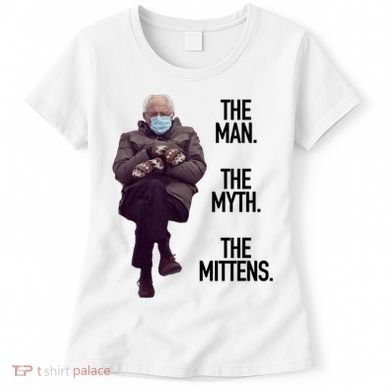 The Man The Myth The Mittens Bernie Meme Women's T-Shirt