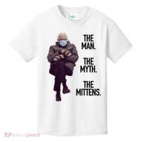 The Man The Myth The Mittens Bernie Meme Kids T-Shirt thumb 0