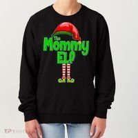 The Mommy Elf Christmas Women's Sweatshirt thumb 0