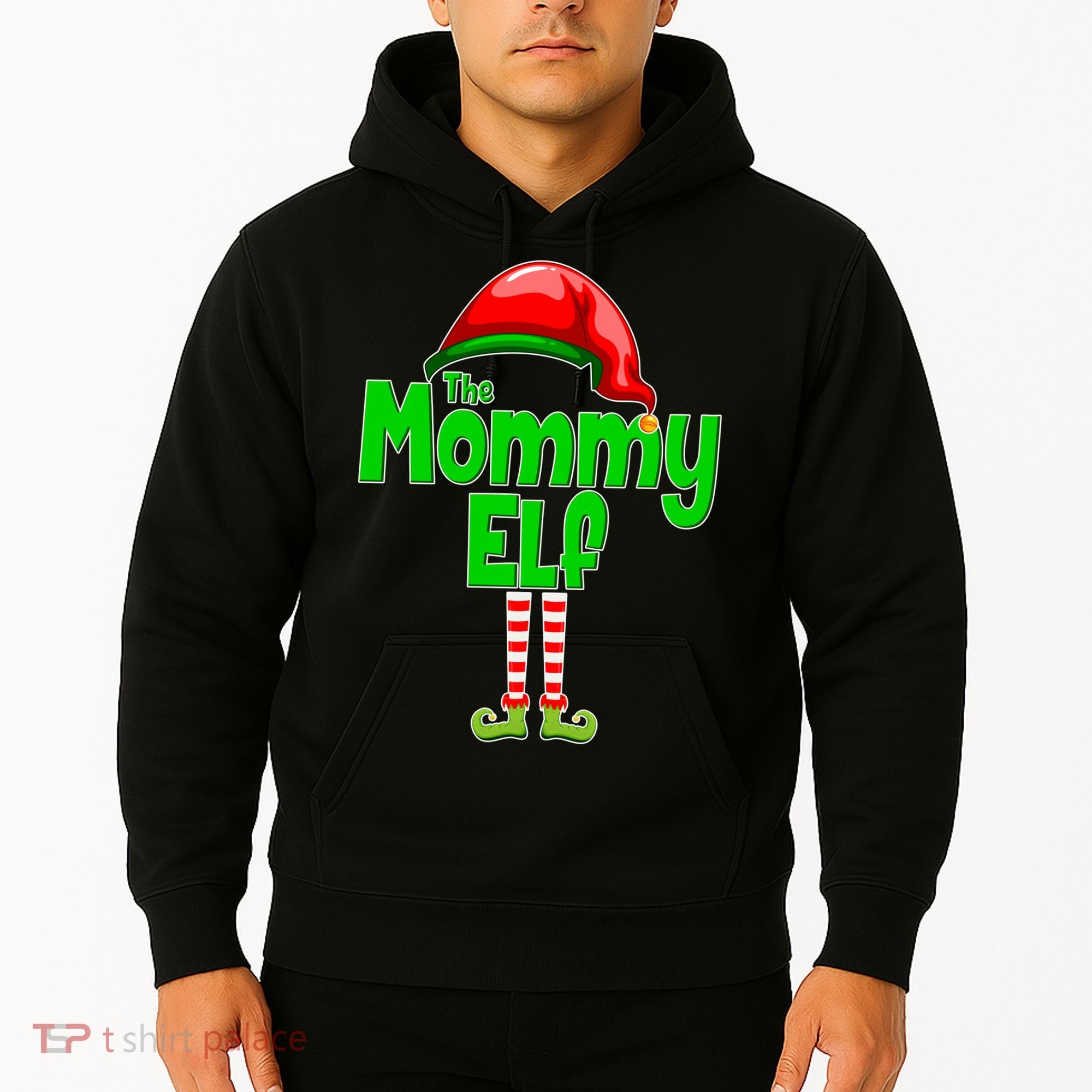 The Mommy Elf Christmas Hoodie