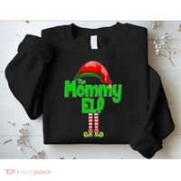 The Mommy Elf Christmas Sweatshirt thumb 2