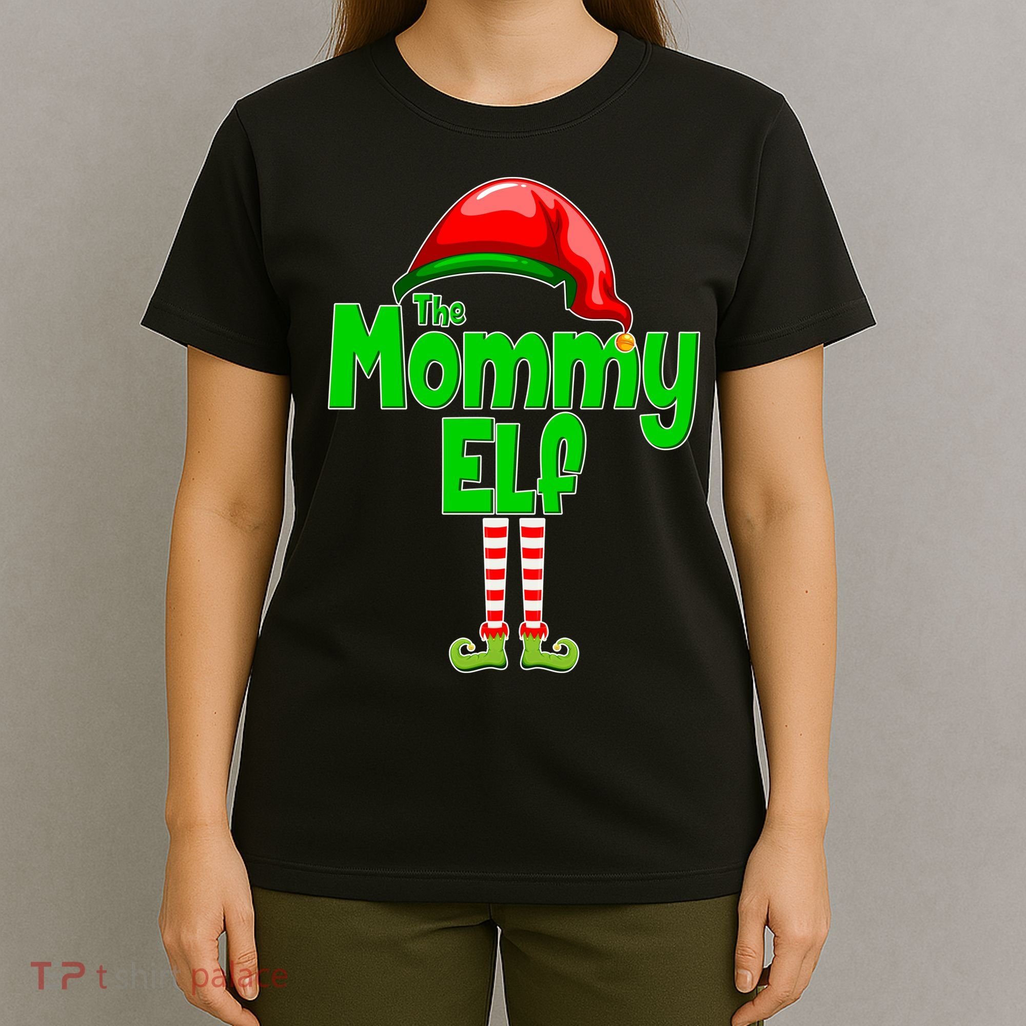 The Mommy Elf Christmas T-Shirt