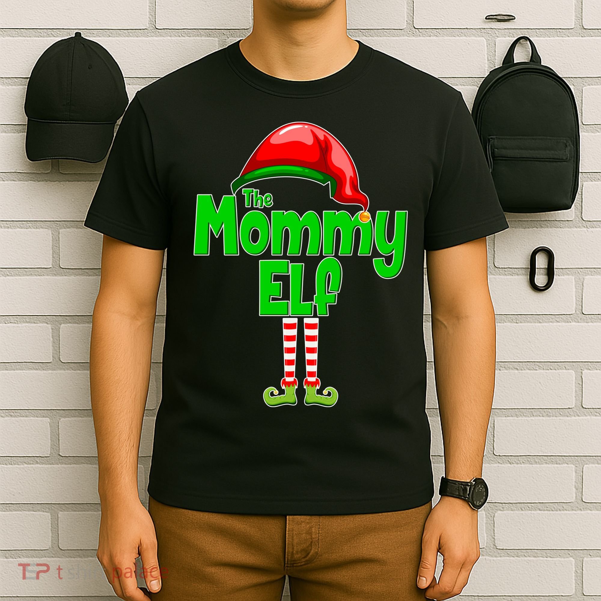 The Mommy Elf Christmas T-Shirt