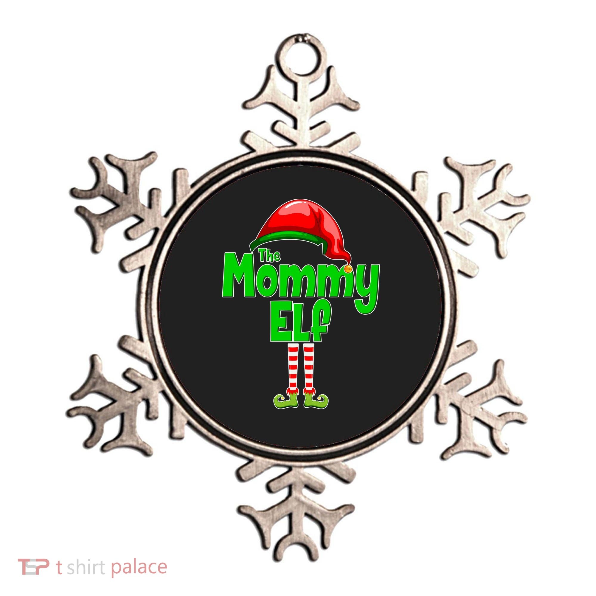 The Mommy Elf Christmas Ornament