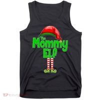 The Mommy Elf Christmas Tank Top thumb 0