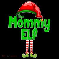 The Mommy Elf Christmas Kids Sweatshirt thumb 2