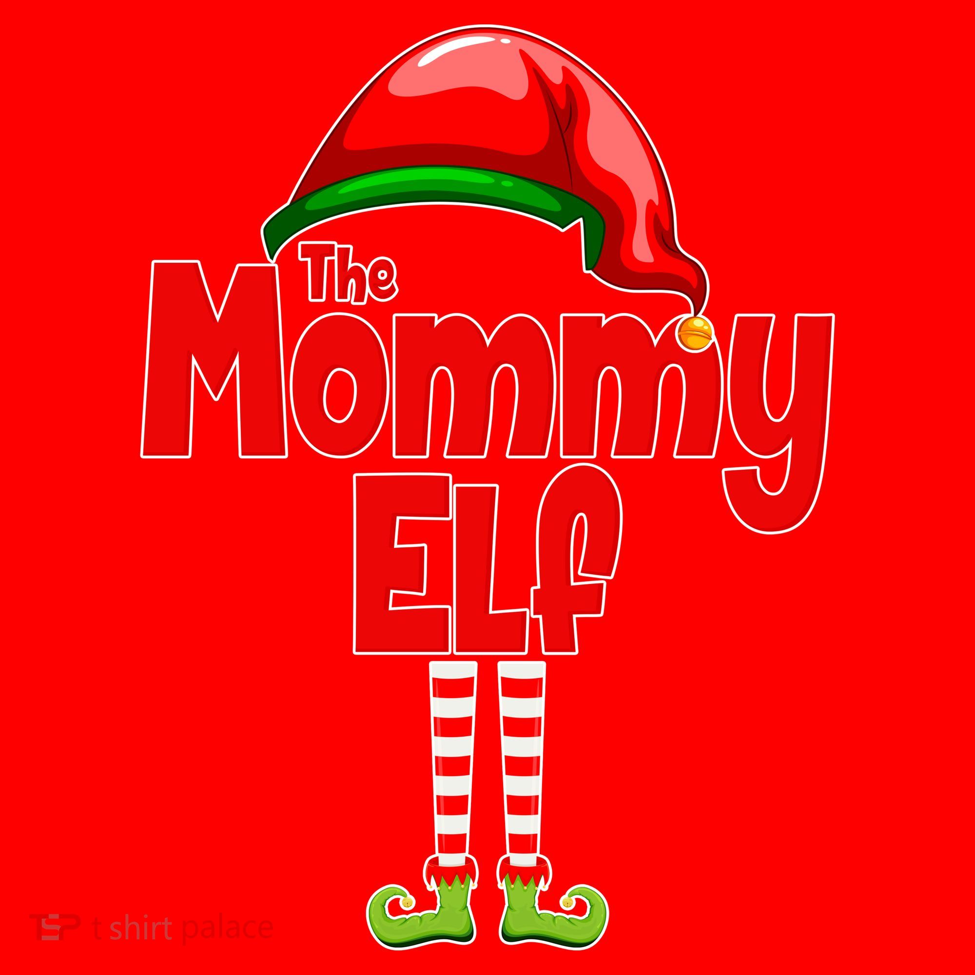 The Mommy Elf Christmas Santa Hat