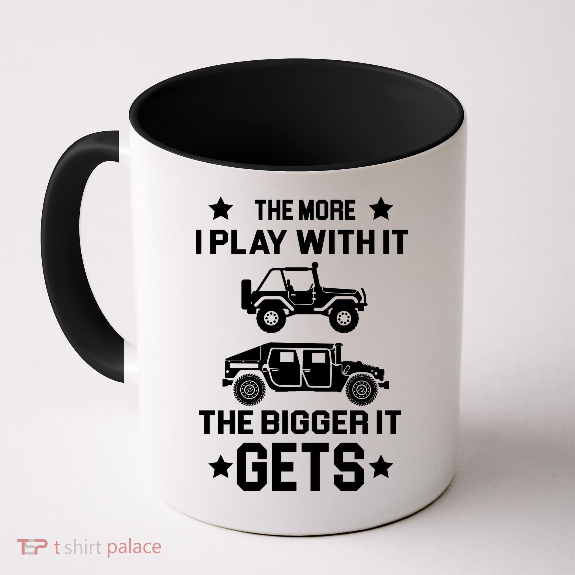 The More I Play With It the Bigger It Gets Truck Coffee Mug