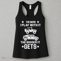 The More I Play With It the Bigger It Gets Truck Women's Tank Top thumb 3