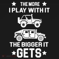 The More I Play With It the Bigger It Gets Truck Women's Tank Top thumb 5