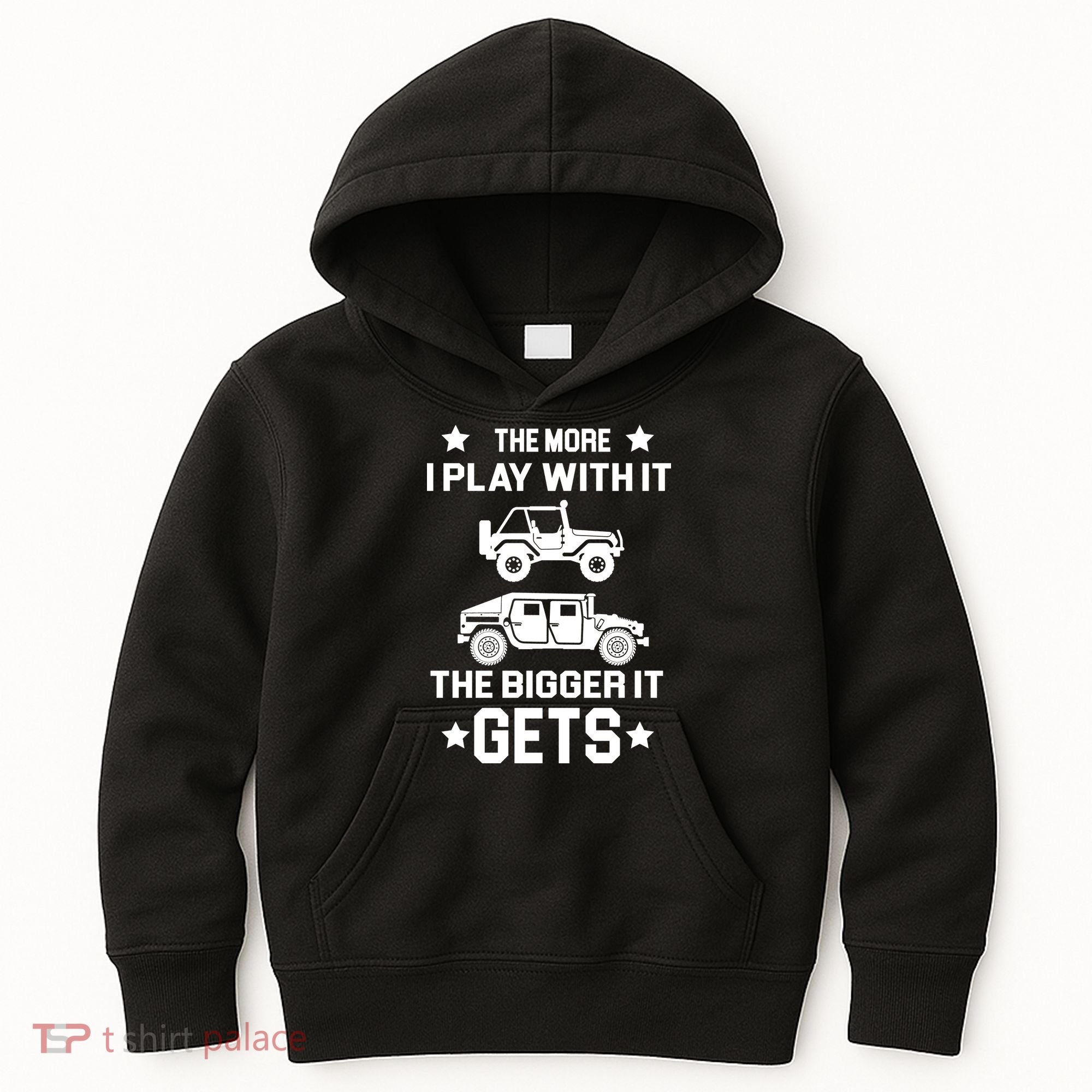 The More I Play With It the Bigger It Gets Truck Kids Hoodie