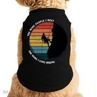 The More People I Meet The More I Love Hiking Doggie Tank thumb 0