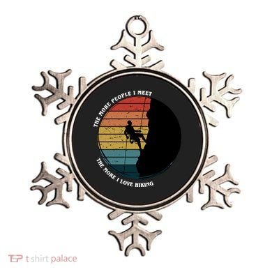 The More People I Meet The More I Love Hiking Ornament