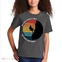 The More People I Meet The More I Love Hiking Kids T-Shirt thumb 2
