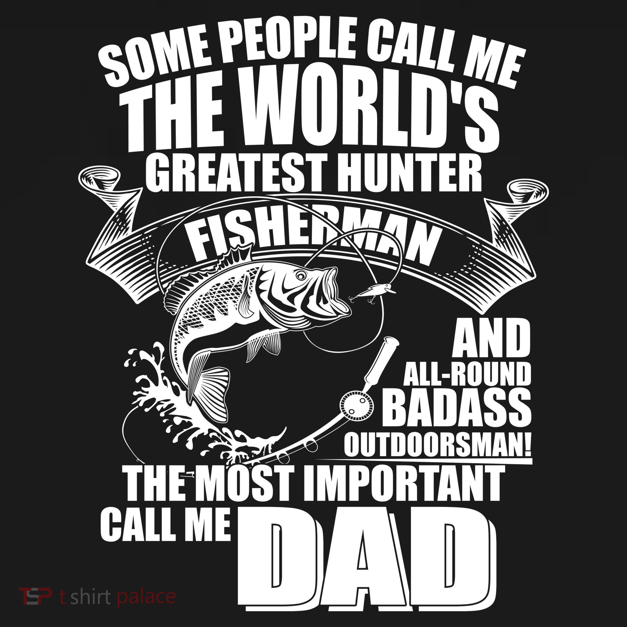 The Most Important Call Me Dad Fisherman Doggie Tank