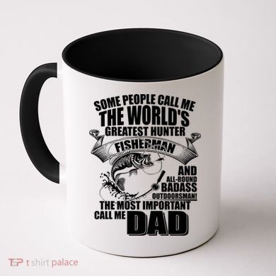 The Most Important Call Me Dad Fisherman Coffee Mug
