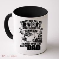 The Most Important Call Me Dad Fisherman Coffee Mug thumb 0