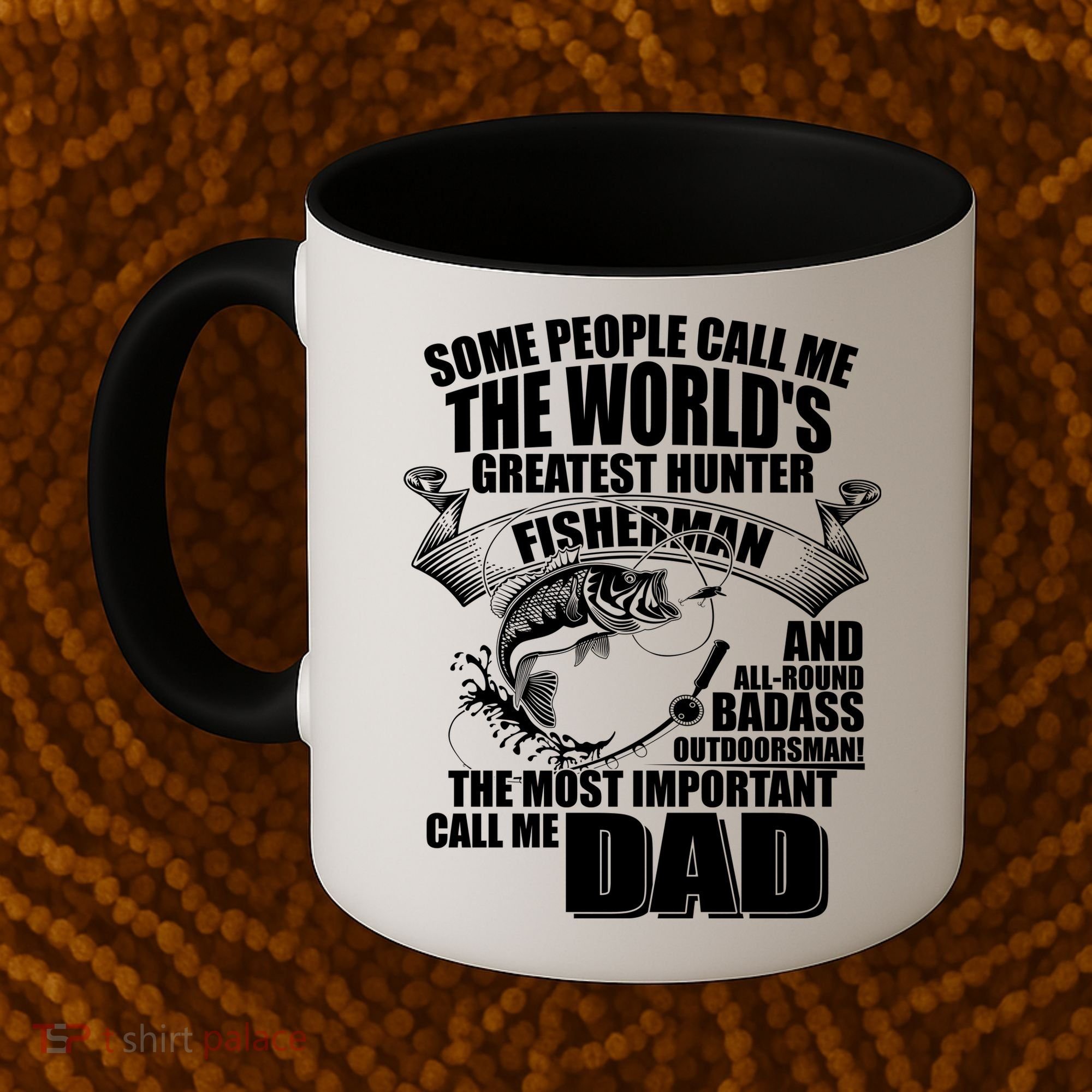 The Most Important Call Me Dad Fisherman Coffee Mug