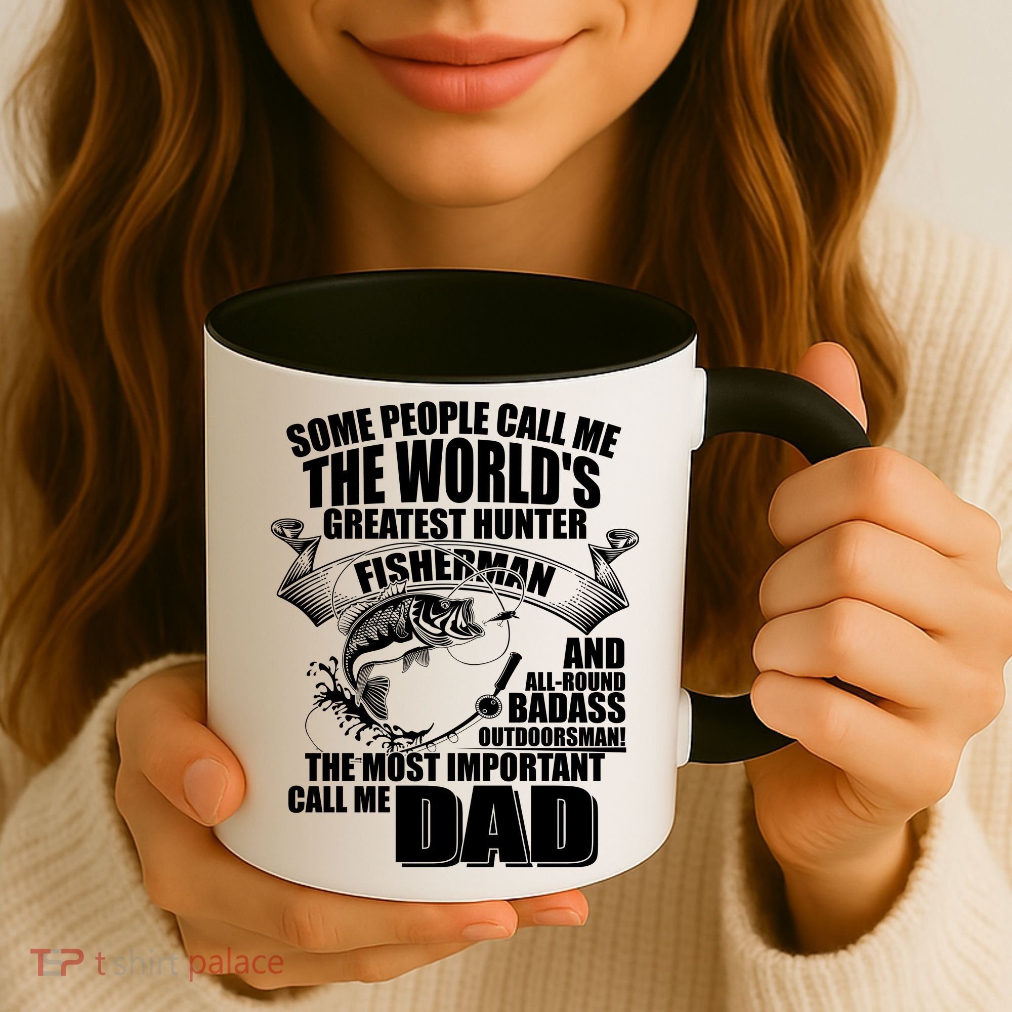 The Most Important Call Me Dad Fisherman Coffee Mug