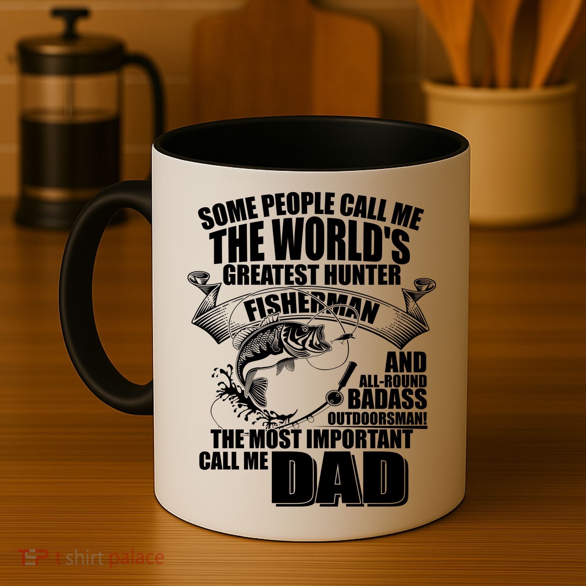 The Most Important Call Me Dad Fisherman Coffee Mug