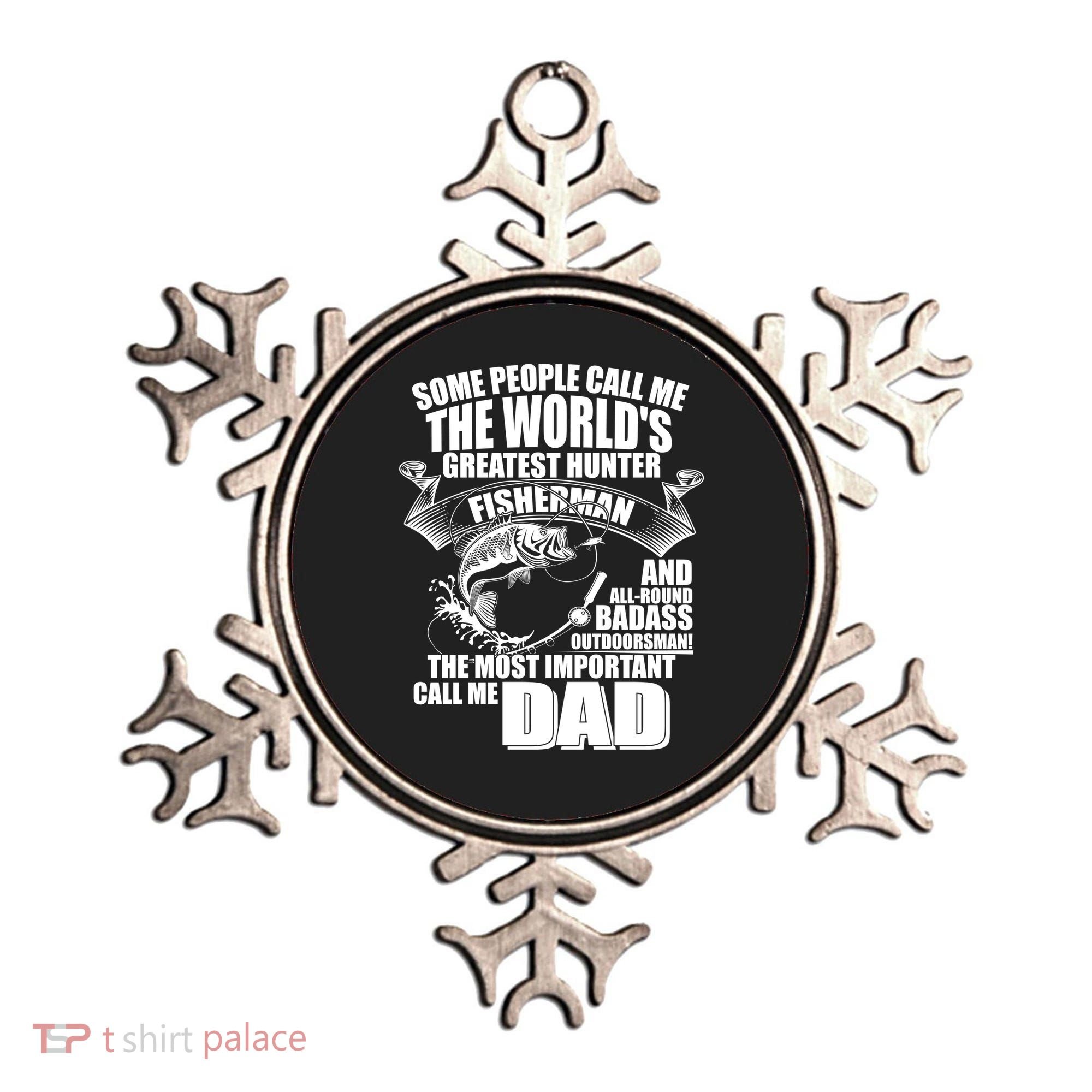 The Most Important Call Me Dad Fisherman Ornament