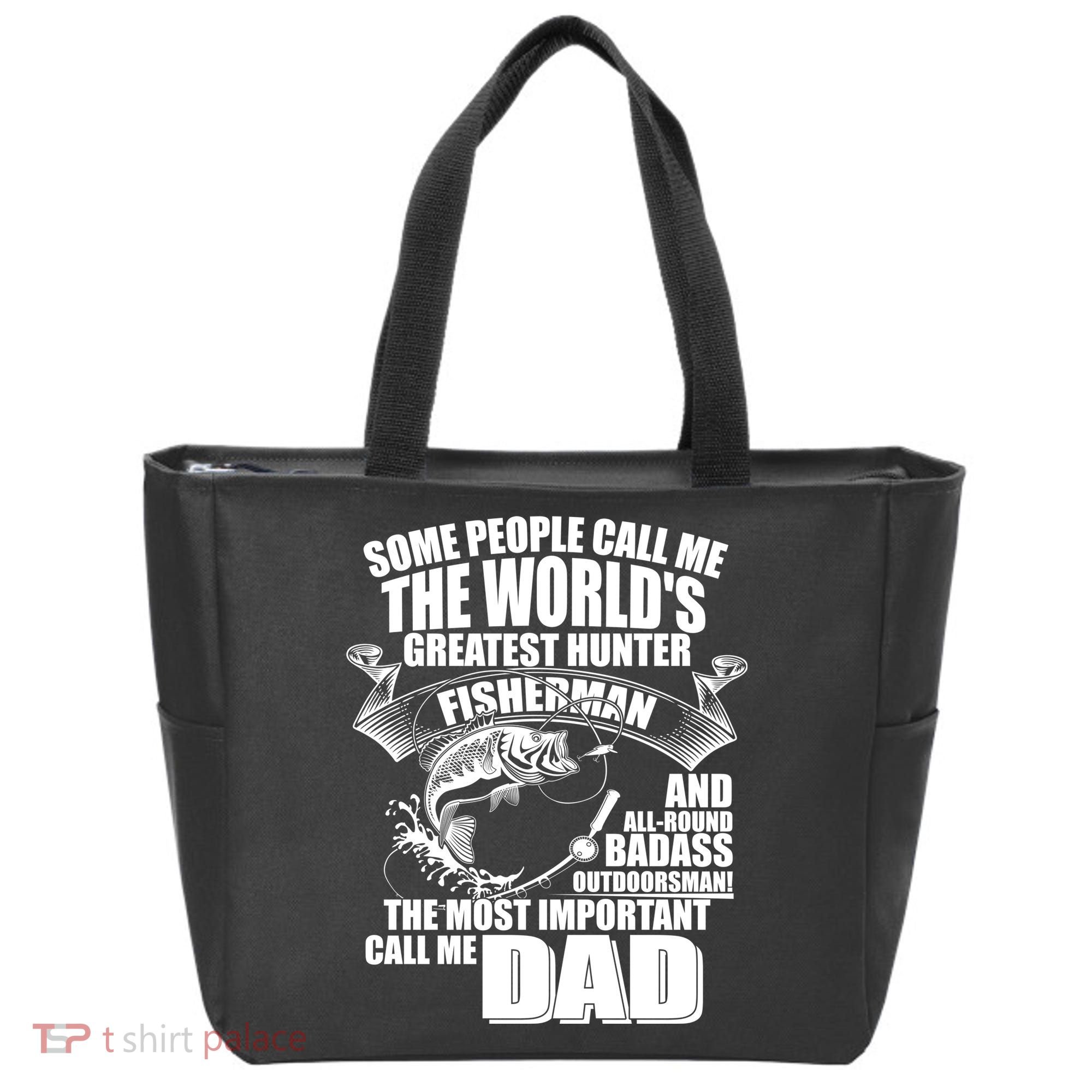 The Most Important Call Me Dad Fisherman Tote Bag